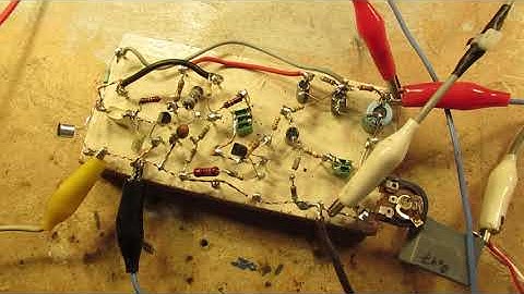 Good quality 2 transistor electret microphone amplifier 20 Hz-20 KC (3V-12V) schematic & demo