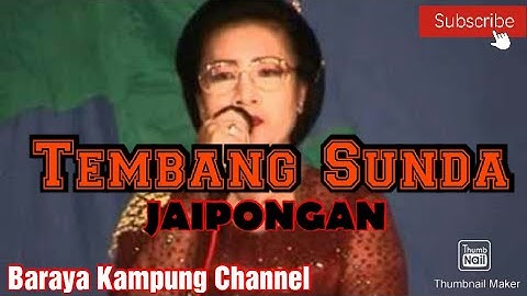 Tembang Sunda Jaipongan | Jamparing Langit | Hj. Ijah Hadijah