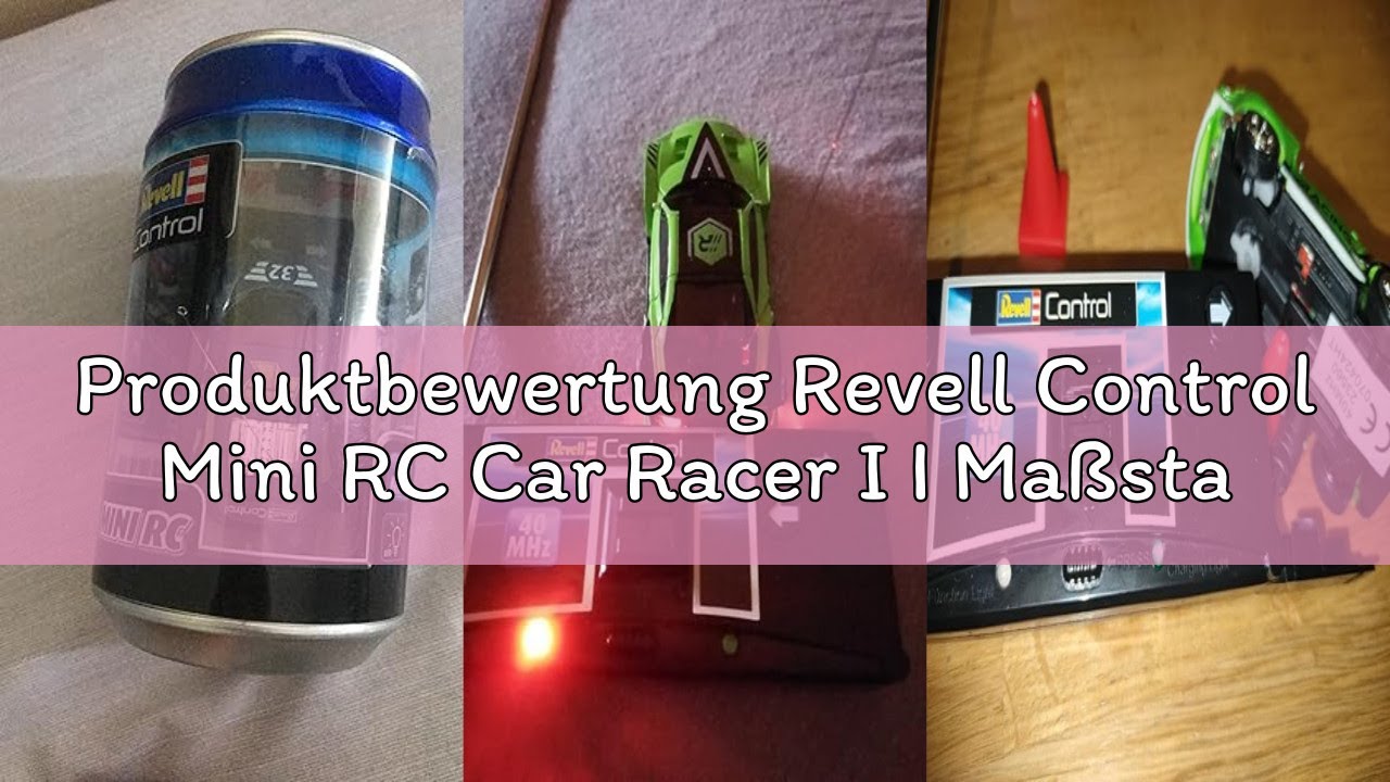 Produktbewertung Revell Control Mini RC Car Racer I I Maßstab 1:43 I Ideal für Kinder und Rennbegeis