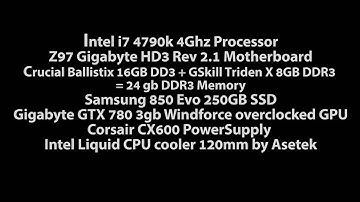 Overclocking Intel i7 4790k devils canyon 4.6Ghz at 1.275v