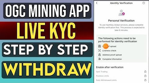 ogc mining app live kyc process step by step full review | jalees online