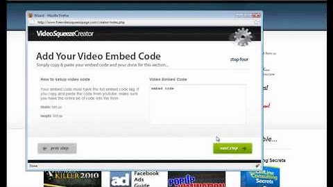 Free Video Squeeze Page Creator.wmv