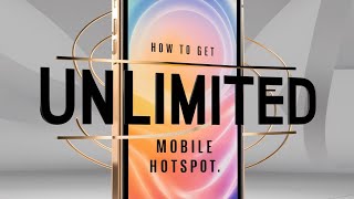 HOW TO GET UNLIMITED HOTSPOT ON ANDROID!