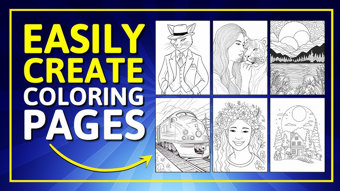 5 Great Midjourney Prompts for Custom Coloring Books Pages