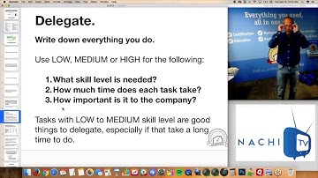 Master Class for Home Inspectors: Step 2, Delegate Down