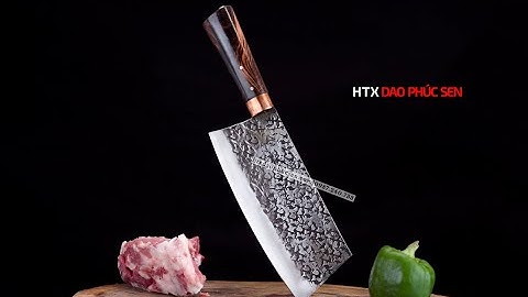 Dao Chặt Gà CG03TDD RÈN THỦ CÔNG - Hàng Chuẩn Của HTX dao Phúc Sen