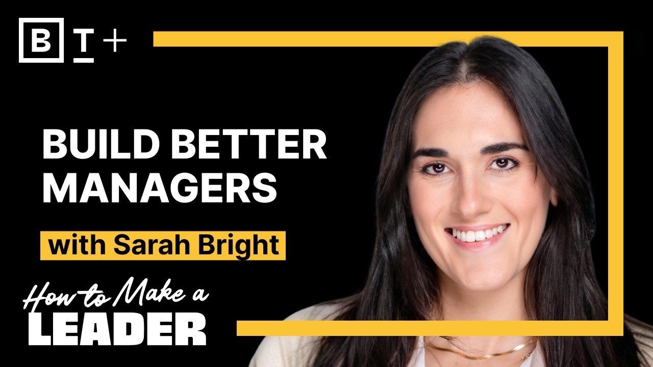 How to build a manager development program from scratch