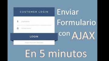 Enviar formulario con ajax y php | 5 minutos sin recargar