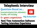 Automation Engineer Mock Interview | 5+ YOE Mock Automation Testing Interview Questions