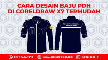 🔴 CARA DESAIN BAJU PDH DI CORELDRAW X7