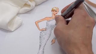 The making of Renee Zellweger's Oscars 2020 gown