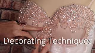 Sewing Couture Wedding Dresses for Beginners/ how to make a wedding gown