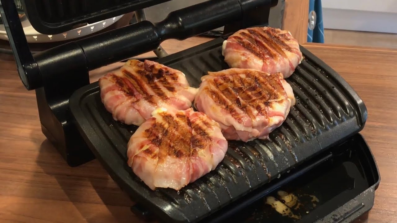 Bacon Bomb Mozzarella Sandwich im Tefal OptiGrill - YouTube