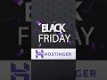 🔥 ¡Black Friday! Crea tu primera Página Web al PRECIO MÁS BAJO del año 🔥Hostinger