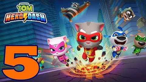 Talking Tom Hero Dash - Gameplay Walkthrough Part 5 (Android/iOS)