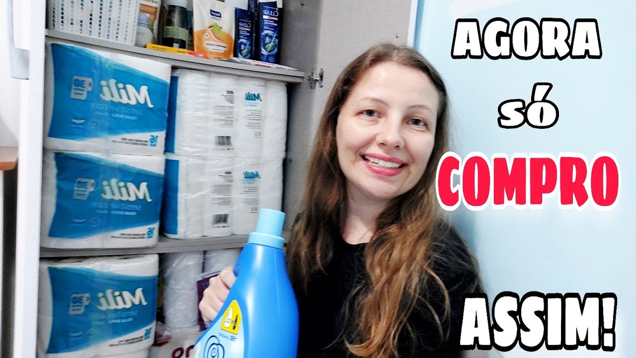 🛑⚠️🛑Adeus COMPRAS de MÊS☝️ Armários CHEIOS SEM passar APERTO #estoquedealimentos 