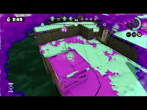 スプラトゥーン 裏世界に突入して帰還してくるラグ52ガロン