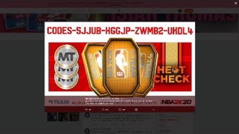 NBA 2K20 MYTEAM NEW LOCKER CODE 75 TOKENS, MT, OR DELUXE HEAT CHECK PACK!