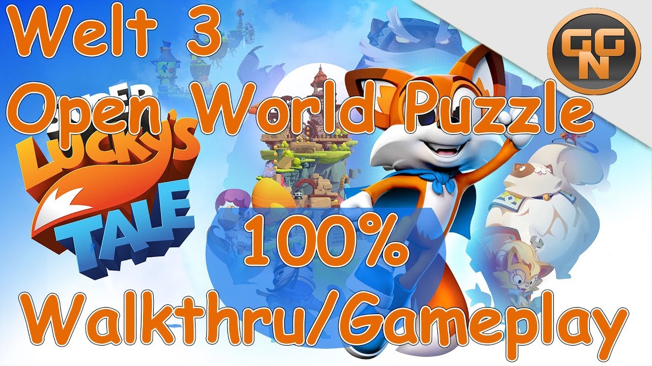 luckyページ Super Lucky's Tale 100% Walkthrough [Welt 3] Open World Puzzle