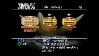 Virtual Pro Wrestling 64 (Star Trinket Mod)Champion Mode Part 5: NSW (NJPW) Heavyweight Title