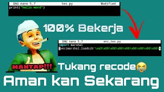 Cara Mengaman kan code python dengan Marshal