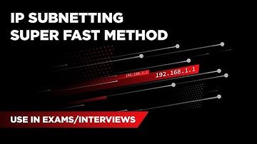 IP Subnetting - Super Fast Method (Use in Exams/Interviews)