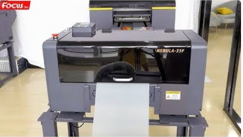 Industrial DTF printer Nebula-35F tutorial 6:How to use a DTF printer - Power on and motion test