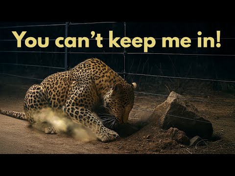 Leopard vs. Fence: You Won't Believe How He Got Through!