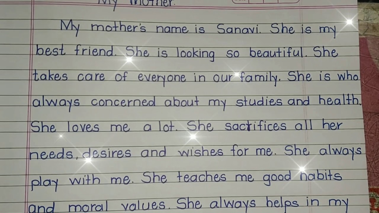 biography of my mother for class 7 pdf in english