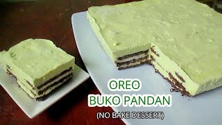 Oreo Buko Pandan No Bake Desserts