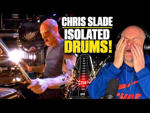 Drum Teacher Reacts: Chris Slade - Let There Be Rock | Isolated Drums + Live BPM