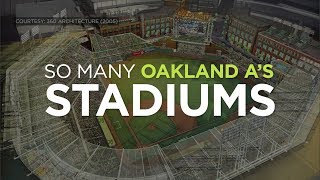 Stadium designs the Oakland A's have pitched through the years