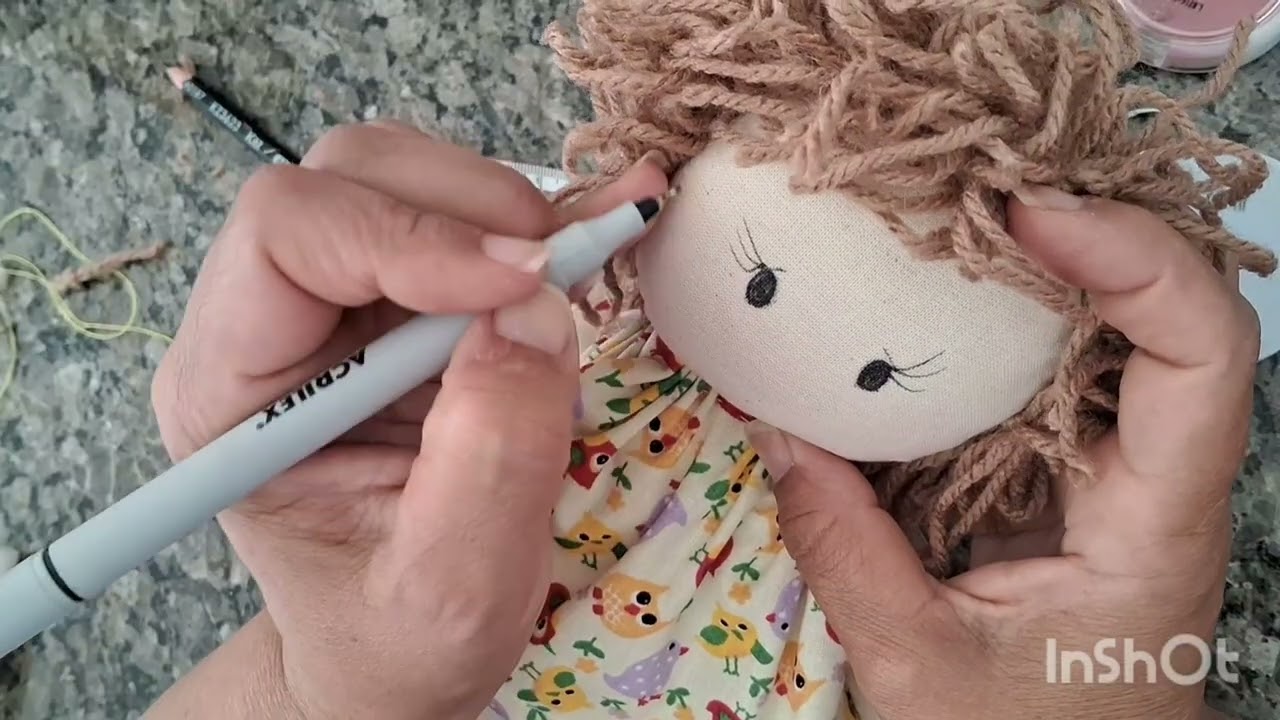 Parte 2   vestido e pintura do rostinho 😍