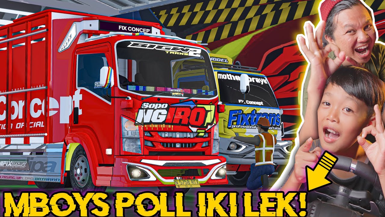 Modif Mboys Truck Sopo Ngiro ala Bocil Ep Ep
