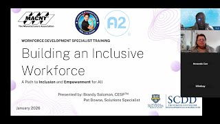 Building Inclusive Workforce (Part 1)-Workforce Development Specialist Training