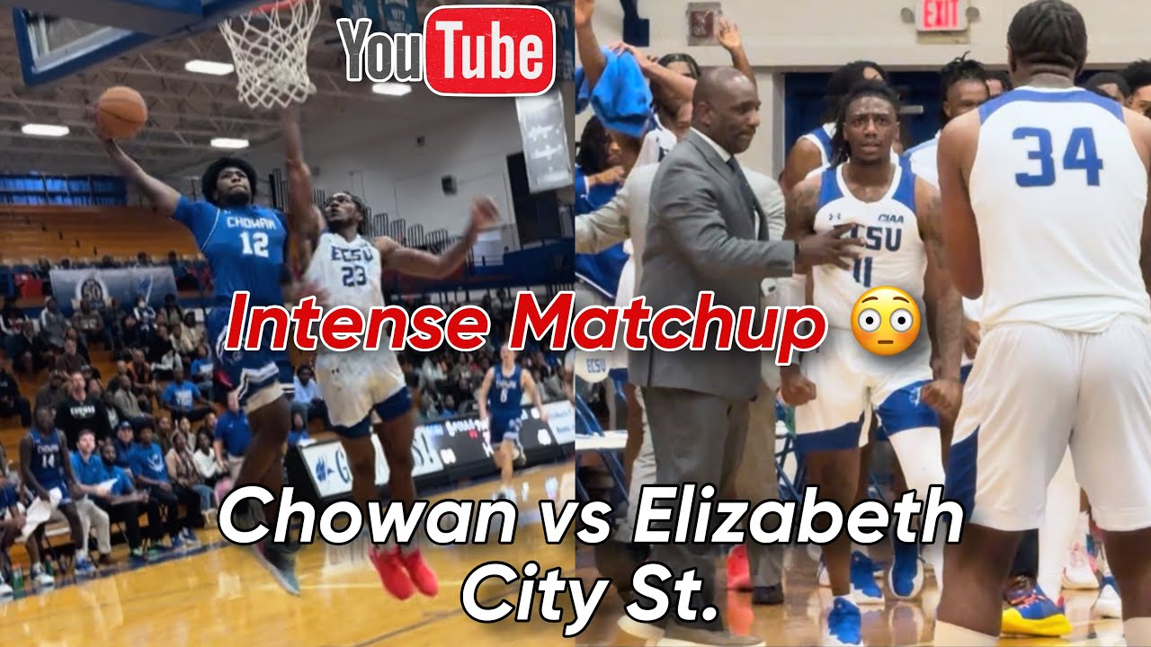Intense Matchup 😳 Elizabeth City State vs Chowan Went Down To The Wire
