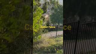 Iron Fence on slope. Check it out!!!