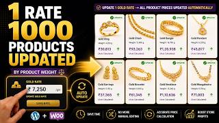 Gold Price Plugin for WooCommerce (Simple Products) – Auto Pricing screenshot 4