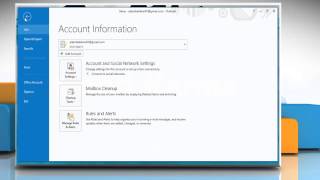 How to automatically empty 'Deleted Items' on exit in Outlook 2013 on a Windows® 8.1 PC