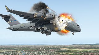 C-17 Globemaster Emergency Landing After Take Off | X-Plane 11