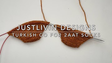 Turkish CO for 2-at-a-Time Toe-Up Socks