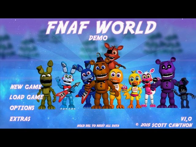 Five Nights at Freddy's World (FNAF WORLD) Gameplay Demo Teaser Trailer Fan  Made 