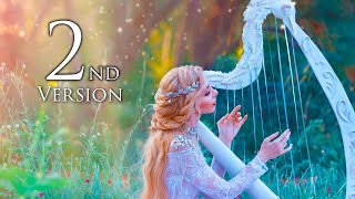 Relaxing Ambience VERSION 2  Beautiful Harp Music to Relax  Calm Harp Instrumental