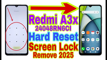 Redmi A3x Hard Reset/Remove Screen Lock 2025 | Unlock Pattern/Pin/Password 100%Working By Tech Babul