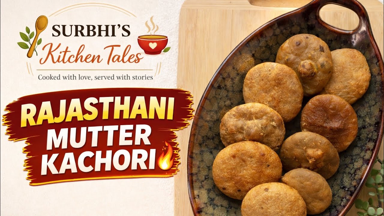 Crispy Rajasthani Matar Kachori | Khasta & Spicy Street Style Recipe 🔥 #traditionalfood #food 