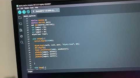 Blynk Sensor Suhu dan Kelembapan | IOT | Muhammad Haikal Batubara | 2255061010