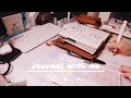【作業動画】journal with me/夜、一緒に手帳タイムしませんか？/静かなBGM/1時間20分