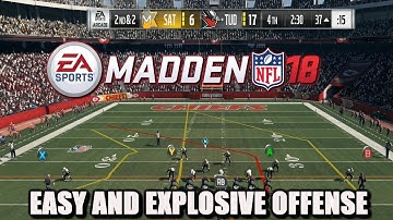 THIS OFFENSE IS SUPER EXPLOSIVE:: BEST TIPS FOR MADDEN 18 ::RUN AND PASS TIPS