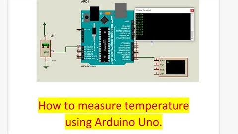 how to measure temperature with Arduino Uno.