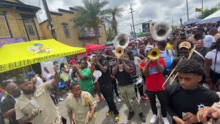 New Groove Brass Band @ Downtown Super Sunday 4/7/24 #neworleans  #secondline #brassband
